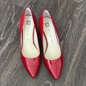 Anne Klein Glossy Red Heels